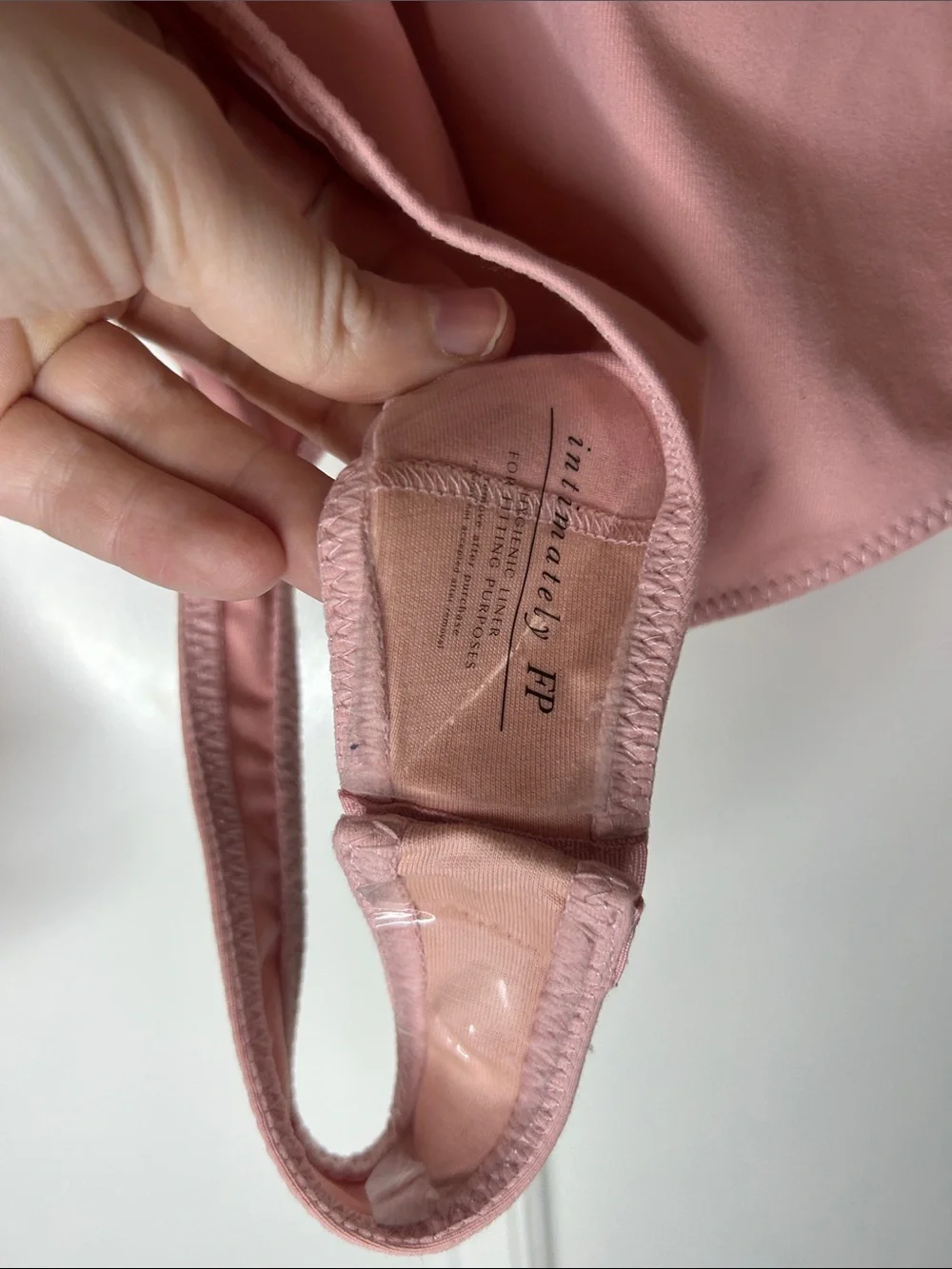 Free People Intimately Pink Puff Sleeve Bodysuit
